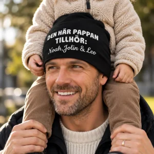 den här pappan tillhör mössa